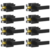 RAZCC passage door lever, matte black, built for durability in busy hallways.