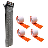 RE-U-ZIP self-closing magnetic entry strip starter kit enables hands-free barrier management
