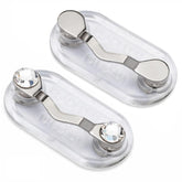Readerest crystal clip secures eyewear securely for daily use.