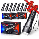 RECHOO S1500 front view showcases a compact, bright flashlight.