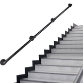 RECTOO pipe stair handrail installation for easy DIY mounting