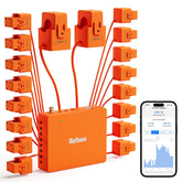 Refoss smart energy monitor installation with clamp-on sensors for main and branch circuits