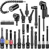 Reginary flexible drill extension with bendable head for tight spaces