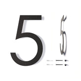 REINCARVATION 12inch floating house numbers enhance curb appeal and legibility