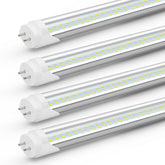 Reisener T8 LED bulbs 4-foot product shot, energy-efficient office lighting alternative.