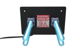 REKO Lighting R2000 UV-C light installed in HVAC duct for cleaner air circulation.