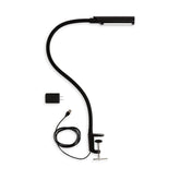 Reliable UberLight Flex 3200TL base view showing secure desk clamp