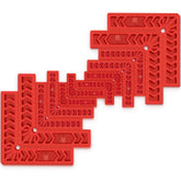 Relitec R 3-inch 90-degree square with embossed scales for precise squaring