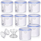 Remerry 8 piece 600ml paint containers for organized touch ups