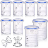Remerry 8 set paint containers with 1000 ml capacity for organized storage