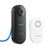 REOLINK Video Doorbell front view offers 2K clarity for quick visitor recognition.