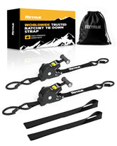 RETRUE heavy duty strap in trailer securing load for safe transport