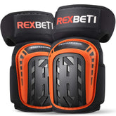 REXBETI knee pads with foam cushion for comfortable kneeling during tasks.