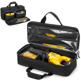 Rexmica carrying case with DEWALT compatible interior for secure tool storage