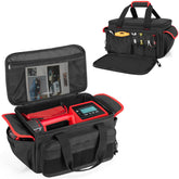 Rexmica Milwaukee M18 inflator main compartment keeps essentials organized for quick access.