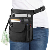 Rexmica waitress apron with multiple pockets keeps essentials organized for quick service.