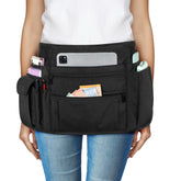 Rexmica waiter apron pocket layout enables quick access to essentials.