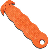 RGNINE Klever Kutter orange box cutter in hand for easy box opening.