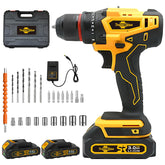 RhovixStar cordless drill set with battery charger for quick projects