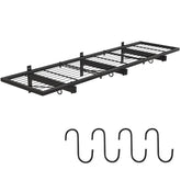 Riciakik garage wall shelf 46x12-5 front view offers sturdy tool storage