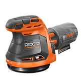 RIDGID R8606B GEN5X sander top view highlighting compact design for tight spaces.