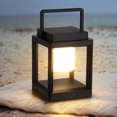 RIDALUX solar lantern with handle for easy carrying and hanging in any outdoor space.