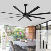 RIENAZA 96 inch ceiling fan blades for large spaces providing stable airflow