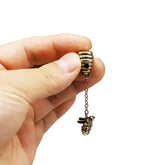 RillyRellow hinge head bee hive close-up with magnetic hold for secure display