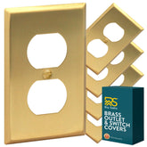 Rio Salto brass outlet cover 5-pack for premium upgrade.