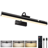RIRIBEN 15.7-inch picture light mounted on wall with adjustable glow for artwork