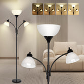 RISLG floor lamp 3-light-system provides versatile ambient and task lighting