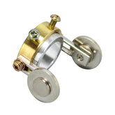 RiverWeld SG-55 roller guide wheel in action for precise torch alignment
