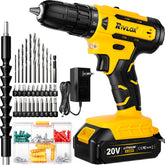 Rivlox 20V cordless drill driver for versatile home projects