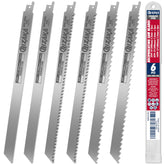 RIZAKA six-pack blades for frozen meat enable clean, precise cuts