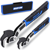 Rizom 8-inch self-adjusting wrench with open jaw for plumbing tasks