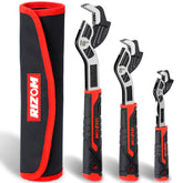 Rizom Pipe Wrench Set 6inch demonstrates versatile size for tight spaces and quick adjustments.
