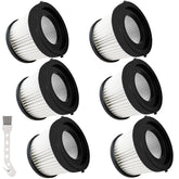 Rjnlsc DCV501HB six-pack HEPA filters for DEWALT vacuums boost dust capture
