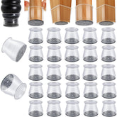 RKELA chair leg protectors close-up with felt pad protection for floors