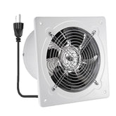 RLOZUI 8 inch exhaust fan front view highlighting ventilation for homes and garages