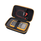 RLSOCO carrying case with yellow zipper close-up protecting Fluke DMMs during transport.