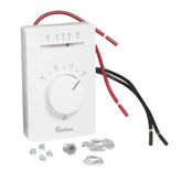 Robertshaw 802 DPST thermostat front view with clear temperature display for easy adjustment