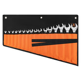 ROCKCOON wrench roll organizer with 16 pockets for quick access