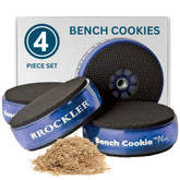 Rockler Bench Cookie Plus Grippers secure a panel for routing with full edge access.