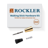 Rockler Cane Hardware steel spike provides rugged stability on uneven surfaces