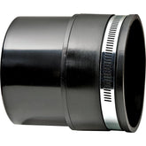 Rockler Dust Right 4-Inch Port Pack 2 front view shows secure tool connection with flexible boot.