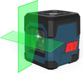 RockSeed cross line laser projection at 110 degrees for precise tile and panel alignment.
