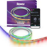 Roku Smart LED Light Strip+ creates vibrant room ambiance for movie nights.