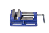 ROLIN Vise drill press 4-inch jaw close-up showing durable hardened steel