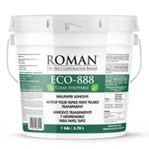Roman ECO-888 clear wallpaper adhesive bottle pour enables clean, controlled application.