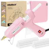 ROMECH full-size hot glue gun dual power for versatile crafting projects.